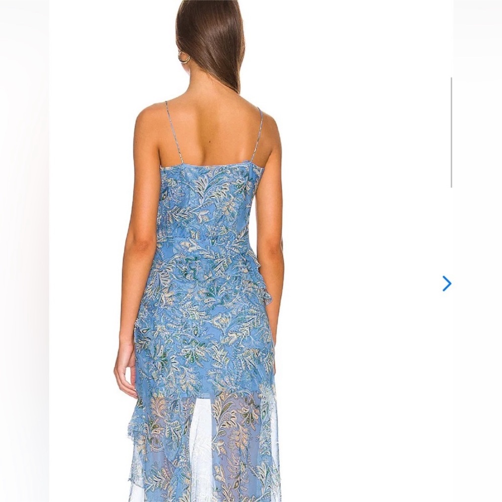 Veronica Beard Avenel Silk Midi Dress Sz 12 View 3
